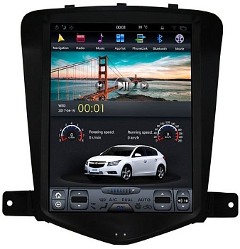 Магнитола Tesla для Chevrolet Cruze 2009-2012 на Android 9.0 CARMEDIA ZF-1019-DSP