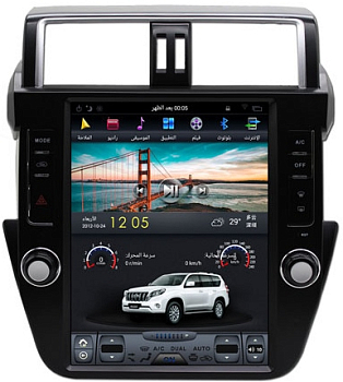 Магнитола Tesla для Toyota Land Cruiser Prado 150 2013-2016 на Android 8.1 CARMEDIA ZF-1215