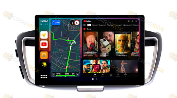 Штатная магнитола Honda Accord 2012-2015 левый руль на Android 10, DSP, 4G, IPS, Carplay - Cardrox CD-4795-13 (11-13 дюймов)