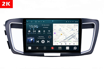 Автомагнитола штатная с 2K экраном RedPower 71690 Slim на Android 10 для Honda Accord 9 2014-2018