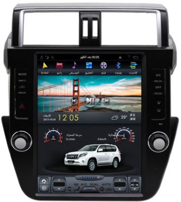 Магнитола Tesla для Toyota Land Cruiser Prado 150 2013-2016 на Android 8.1 CARMEDIA ZF-1215