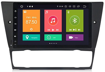 Штатная автомагнитола Bmw 3 серия e90, e91, e92, e93 2005-2013 (в комплекте 2 рамки под климат и кондиционер) Carmedia MKD-B990-P30 Android 10 DSP