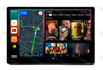 Универсальная магнитола на торпедо на Android 10, DSP, 4G, IPS, Carplay - Cardrox CD-4825-13 (11-13 дюймов)