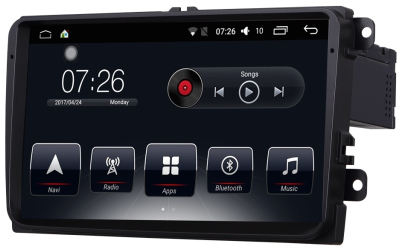 Штатное головное устройство Volkswagen, Skoda на Android 6.0 CARMEDIA T10-9008