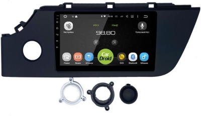 Штатная магнитола CarDroid RD-2324F для KIA RIO K2, 2020+ (Android 10)