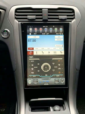 Магнитола Tesla для Ford Mondeo 5 2015+ top level на Android 9.0 Carmedia ZF-1201-S3-DSP