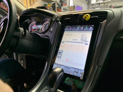 Магнитола Tesla для Ford Mondeo 5 2015+ кондиционер на Android 9.0 Carmedia ZF-1201-m-DSP