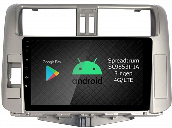 Штатная магнитола Roximo 2K / RI-1114 для Toyota Land Cruiser Prado 150, 2009-2014 на Android 12 (8/128Gb)