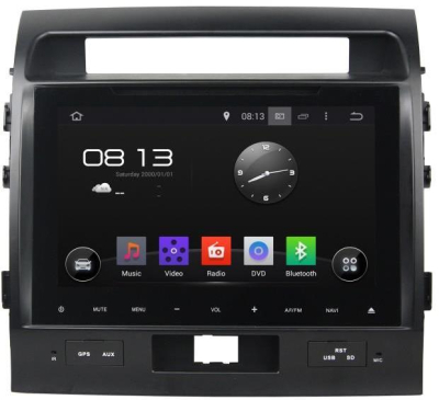 Штатное головное устройство Android 7.1 Newsmy KD-9009-P3-7 для TOYOTA Land Cruiser 200 2007-2015 Elegance