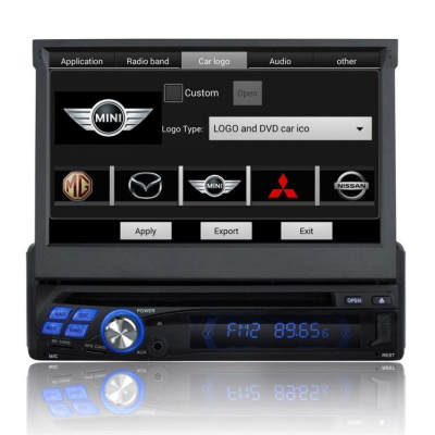 Универсальная автомагнитола 1DIN Carmedia KD-8600-P5 Android 9.0 DSP