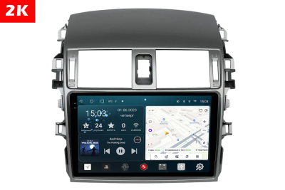 Автомагнитола штатная с 2K экраном RedPower 71063 Slim на Android 10 для Toyota Corolla 2007-2012