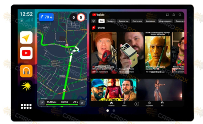 Штатная магнитола Газель Бизнес 2016+ на Android 10, DSP, 4G, IPS, Carplay - Cardrox CD-4924-13 (11-13 дюймов)