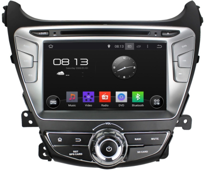 Штатная автомагнитола Android 9.0 Carmedia KD-8054-P30 для Hyundai Elantra 2013+
