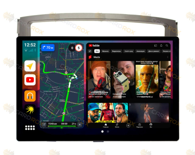 Штатная магнитола Mitsubishi Pajero 4 2006-2020 (с 6 по14 г -без цветного экрана) на Android 10, DSP, 4G, IPS, Carplay - Cardrox CD-4046-13 (11-13 дюймов)