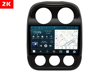 Автомагнитола штатная с 2K экраном RedPower 71316 Slim на Android 10 для Jeep Compass 2010-2016
