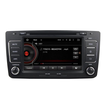 Штатная автомагнитола Android 10 Carmedia XN-8307-P30 для Skoda Octavia A5 2004-2013, Yeti 2009+ (взамен Swing/Bolero)