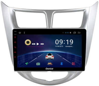 Штатная магнитола Ownice G50 S9707T для Hyundai Solaris (Android 7.1)