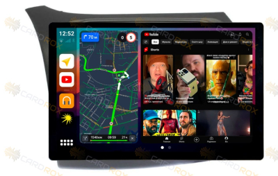 Штатная магнитола Honda Civic 5D хетчбек 2005-2011 левый руль на Android 10, DSP, 4G, IPS, Carplay - Cardrox CD-4644-13 (11-13 дюймов)