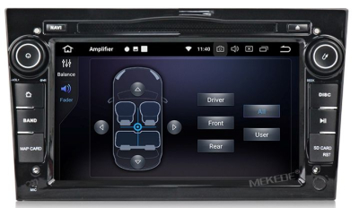 Штатное головное устройство Opel Astra H, Vectra С, Corsa D, Antara, Vivaro, Meriva, Zafira (черный лак) на Android 10 Carmedia MKD-7408b-P4N