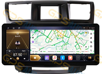 Штатная магнитола 12-14,6" для Toyota Highlander 2007-2013 U40 (стиль LUX ONE) - Carmedia OL-1431-1