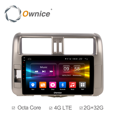Штатная магнитола Ownice C500+ S9613P для Toyota Prado 150 2009-2013 (Android 6.0)
