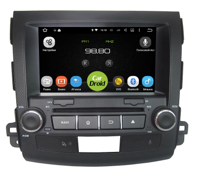Штатная магнитола Roximo CarDroid RD-2606D для Mitsubishi Outlander XL (Android 10) DSP