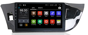 Штатное головное устройство TOYOTA Corolla E180, E170 2013+ вместо штатной рамки на Android 6.0 Carmedia NM-042-MTK