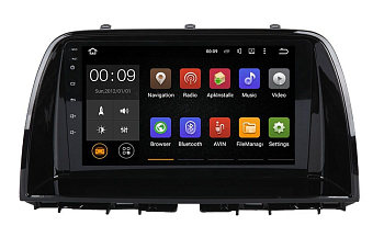Штатная магнитола Roximo 4G (2K) RX-2410-N15 Mazda CX-5, 2015-2016 (со штатным цветным экраном) (Android 13)