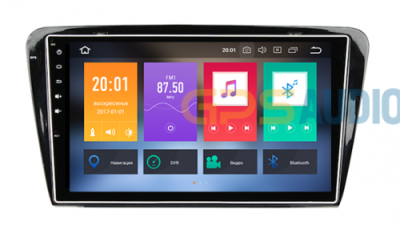 Штатное головное устройство для SKODA Octavia A7 2013+ на Android 8.0 Carmedia KDO-1025
