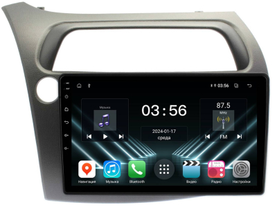 Штатная магнитола для Honda Civic Hatchback 5D 2006-2011 на Android 13 - FarCar (D/DX3233M)