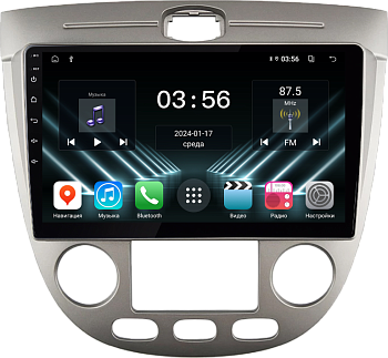 Штатная магнитола для Chevrolet Lacetti hatchback 2004-2013 климат, цвет серебро на Android 13 - FarCar (D/DX3038M хэтчбек серебро климат) Штатная магнитола для Chevrolet Lacetti hatchback 2004-2013 климат, цвет серебро на Android 13 - FarCar (D/DX3038M хэтчбек серебро климат)