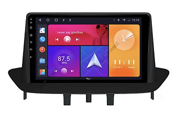 Штатная магнитола для Renault Fluence, Megane 3 2009-2017 (черный) на Android 10, DSP, HDMI, Интерьерная подсветка - Carmedia SF-9997-L-D