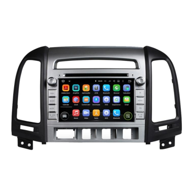 Штатная автомагнитола Android 10 Carmedia KD-7021-P30 для Hyundai Santa Fe 2006-2010 (3 отверстия под кнопки)