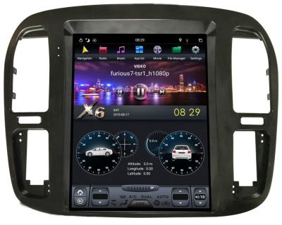 Магнитола Tesla для Toyota Land Cruiser 100 1992-2002 Carmedia ZF-1268 Android 8.1 TESLA