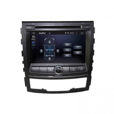 Штатное головное устройство для SSANGYONG Actyon II 2010-2013, Korrando на Android 8.0 Carmedia KDO-7067