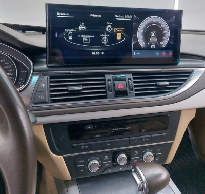 Монитор 12,3" Audi A6 (С7), A7 (4G) 2012-2018 (взамен штатного 6,5 монитора) на Android 13 - Radiola RDL-8506 Монитор 12,3" Audi A6 (С7), A7 (4G) 2012-2018 (взамен штатного 6,5 монитора) на Android 13 - Radiola RDL-8506