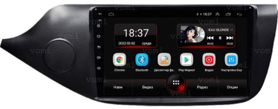 Штатная магнитола VOMI AK319R9-MTK-LTE-4-64 для Kia Ceed 2013-2018 на Android 10