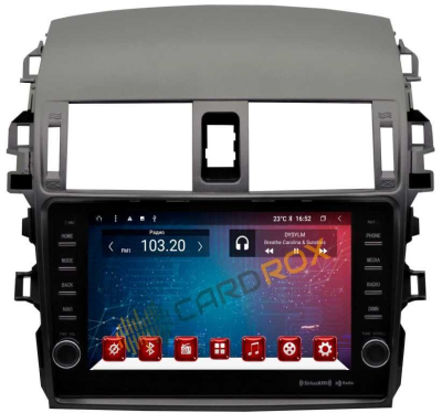 Штатная магнитола Toyota Corolla E150 2007-2013 на Android 10 CARDROX FD-4007-TS10-6-128