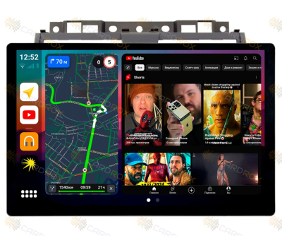 Штатная магнитола Geely Emgrand EC7 2014-2016 на Android 10, DSP, 4G, IPS, Carplay - Cardrox CD-4787-13 (11-13 дюймов)