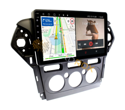 Штатная магнитола Ford Mondeo 4 2010-2015 рестайлинг (черная) (SYNC не поддерживает) на Android 11 - Cardrox CD-4167M