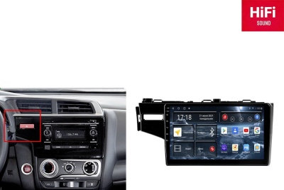 Автомагнитола штатная Redpower 75236 на Android 10 для Honda Jazz, Fit (2014-2017)