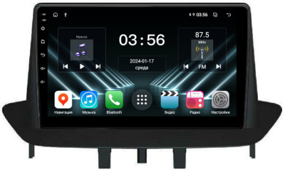 Штатная магнитола для Renault Fluence/ Megane 2009-2017 на Android 13 - FarCar (D/DX145M)