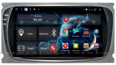 Автомагнитола штатная RedPower 51003 IPS DSP на Android 8.0 для Ford Focus, Mondeo, Galaxy, C-Max (чёрный)