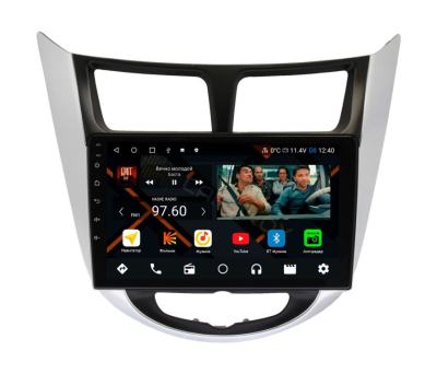 Штатная магнитола Hyundai Solaris 2011-2016 на Android 11, DSP, 4G, IPS / QLED 2K, Carplay - Cardrox CD-4484