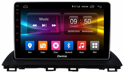 Автомагнитола Carmedia OL-9502-P на Android 10 для Mazda3 10.2013+