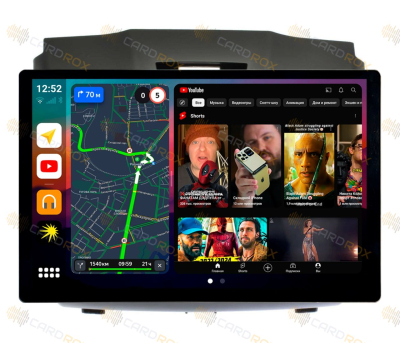 Штатная магнитола Chevrolet TrailBlazer GM800 2012-2015, Isuzu D-MAX-2016-2020 на Android 10, DSP, 4G, IPS, Carplay - Cardrox CD-4272-13 (11-13 дюймов)