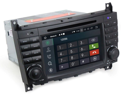 Штатная автомагнитола Mercedes-Benz G-класс W463 2007-2012, C-класс W203 2004-2007, CLK, CLC, SLK Carmedia XN-M790-P5 Android 10 DSP