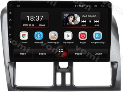 Штатная магнитола VOMI AK564R9-MTK-LTE-4-64 для Volvo XC60 2008-2012 (без штатного экрана) на Android 10