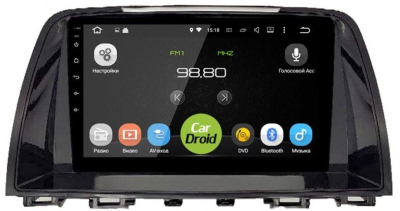 Штатная магнитола CarDroid RD-2425F для Mazda 6 III (GJ), 2012-2015 (Android 10)