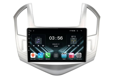 Штатная магнитола для Chevrolet Cruze 2013+ на Android 13 - FarCar (D/DX261M серебро)